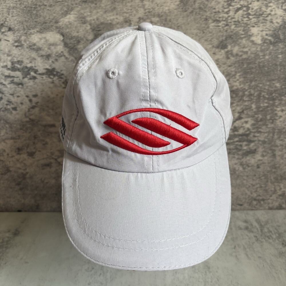 Selkirk Sport Pickleball Hat Gray Red Performance Cap Adjustable